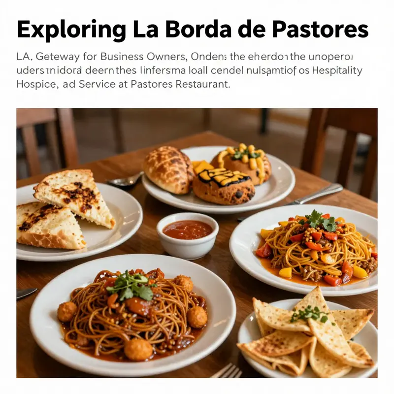 A beautifully presented dish from La Borda de Pastores, highlighting its culinary offerings.