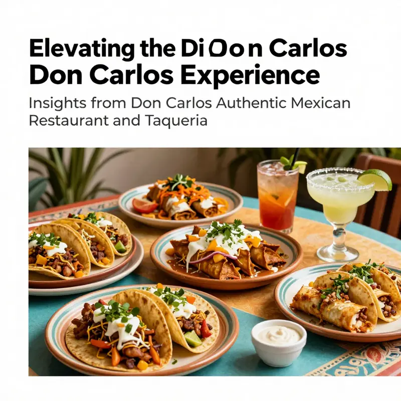Guests enjoying their dining experience at Don Carlos, where ambiance and service combine to create memorable moments.