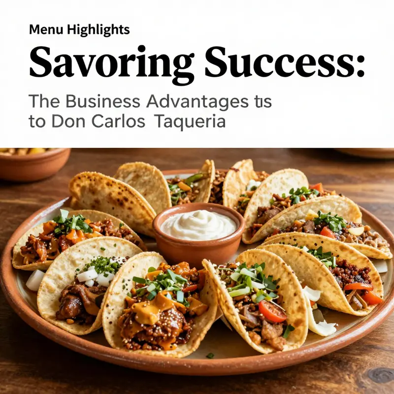 Customers enjoying authentic Mexican cuisine at Don Carlos Taqueria.