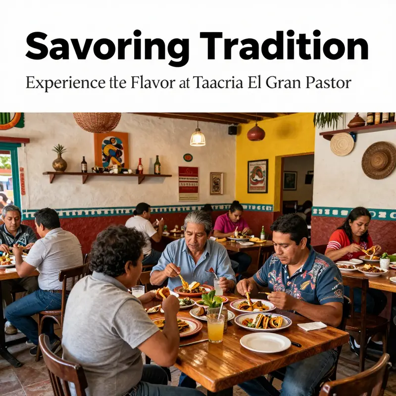 An inviting atmosphere at Taqueria El Gran Pastor in Monterrey, where vibrant decor and delightful dishes come together.