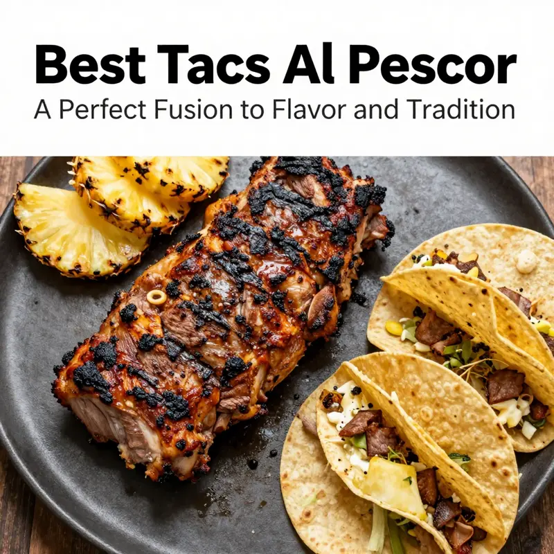 A lively taco stand showcasing the vibrant culture and culinary heritage of tacos al pastor.