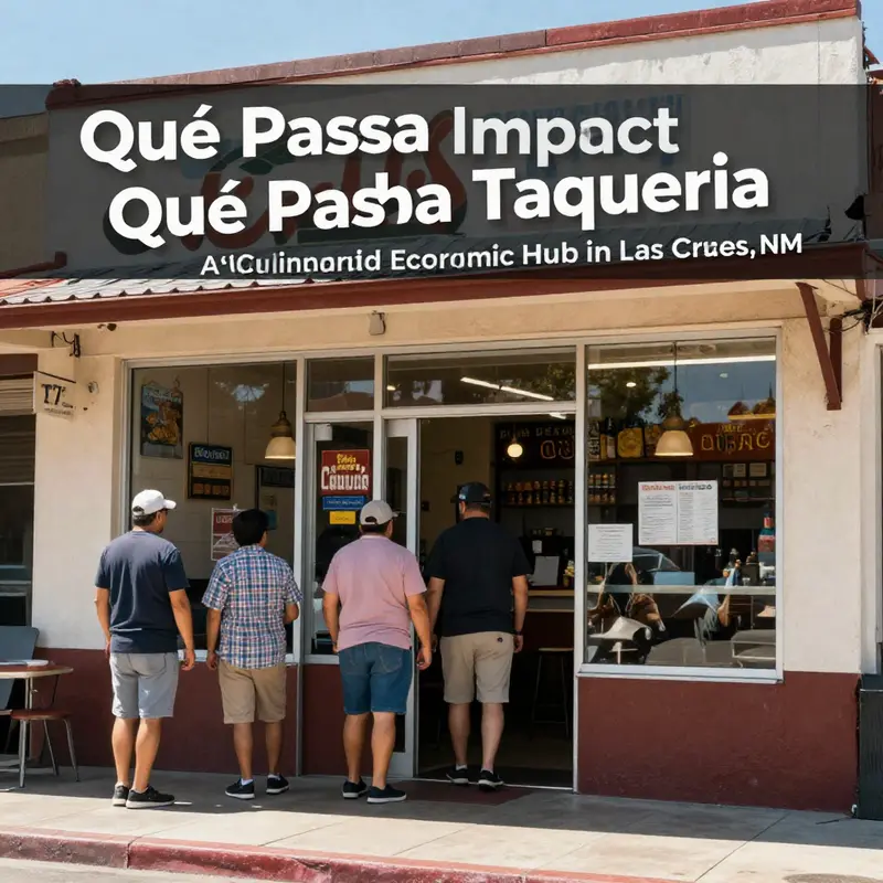 The inviting and lively interior of Qué Pasa Taqueria enhances the dining experience.