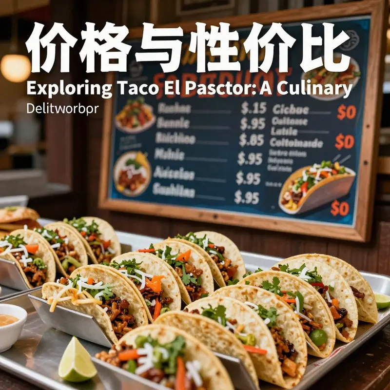 The classic preparation of Taco El Pastor with vibrant ingredients and the traditional cooking method.