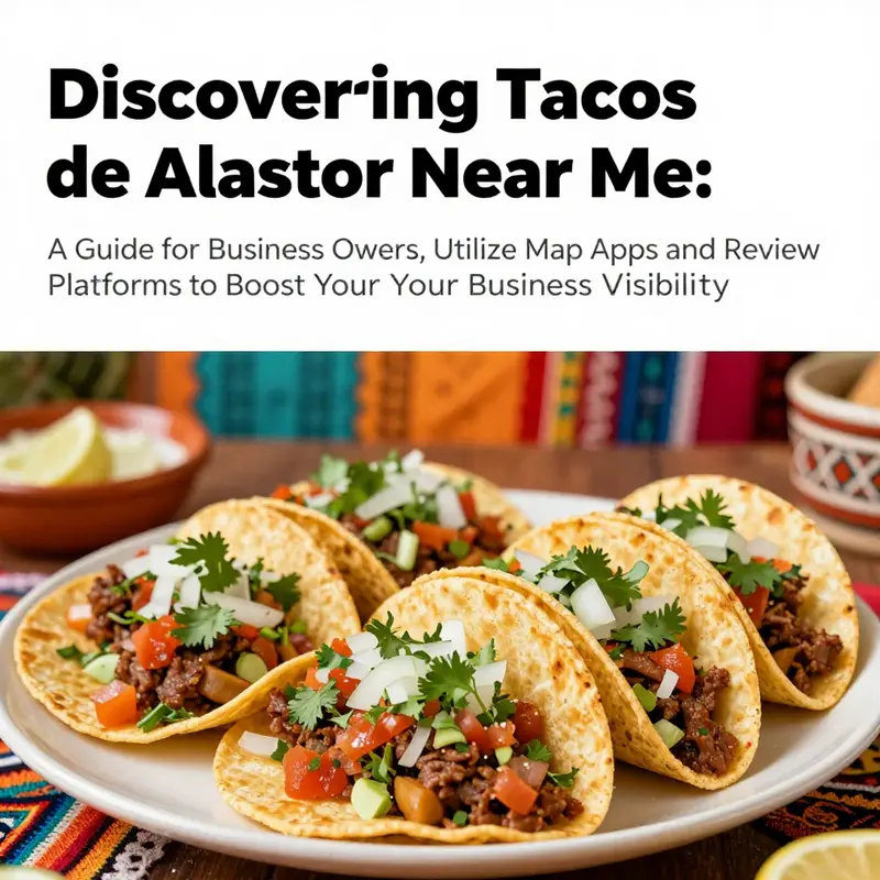 A colorful display of Tacos de Al Pastor served with traditional garnishes.