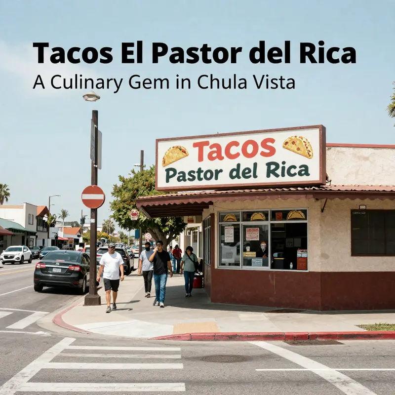 Diners delighting in the vibrant atmosphere and flavorful offerings of Tacos El Pastor del Rica.