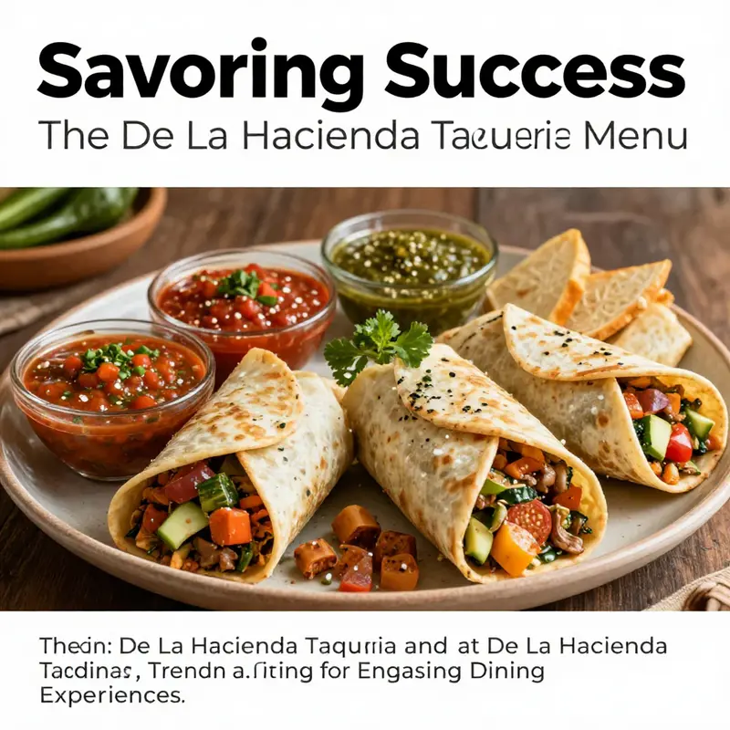 An assortment of burritos with vibrant salsas representing the fresh ingredients used in the menu.