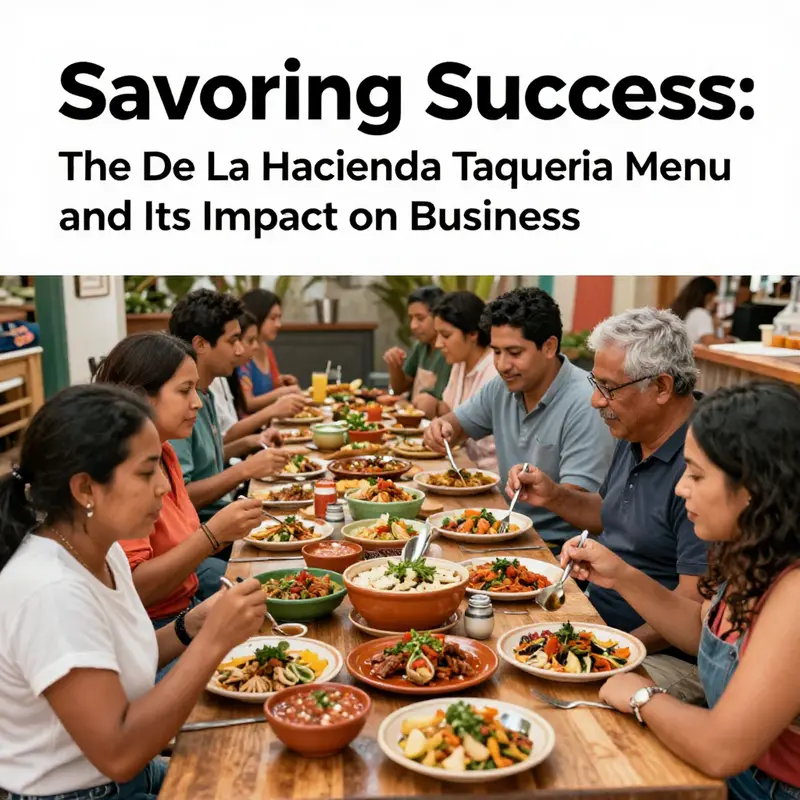 An engaging view of De La Hacienda Taqueria’s customizable menu options featuring fresh ingredients.