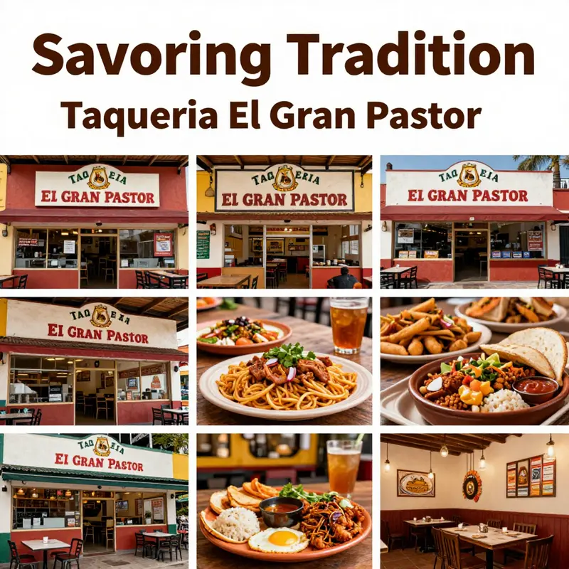 An inviting atmosphere at Taqueria El Gran Pastor in Monterrey, where vibrant decor and delightful dishes come together.