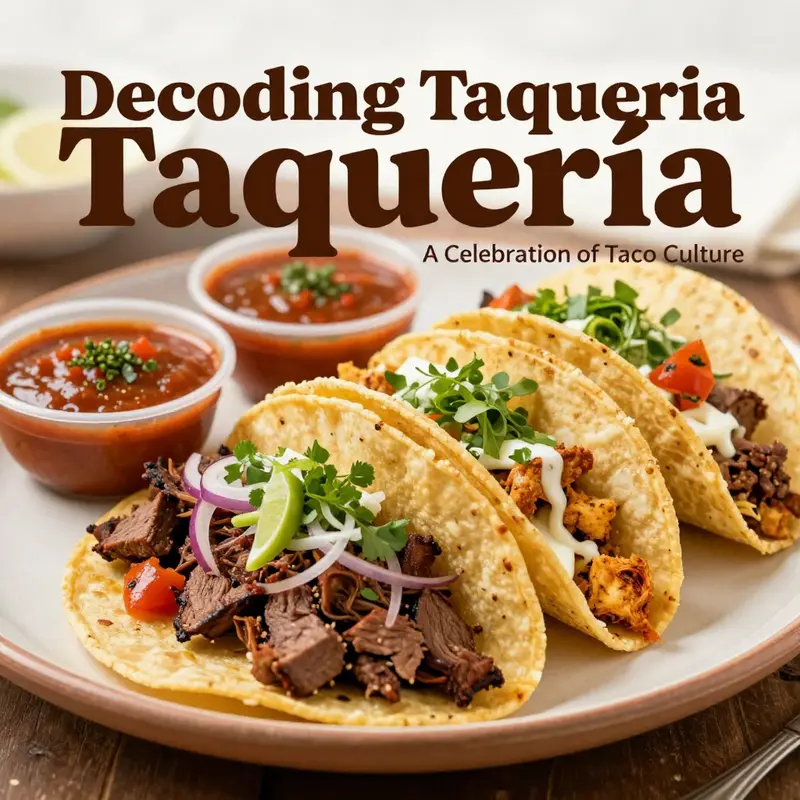 An engaging view inside a taquería where the cultural significance of tacos is celebrated.