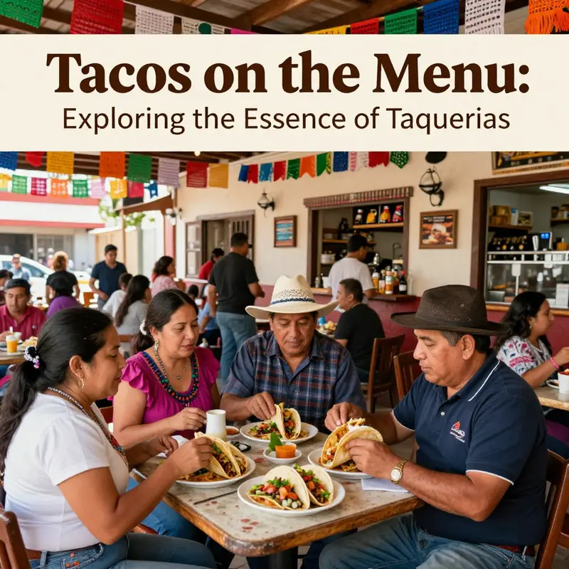 An assortment of tacos depicting the rich menu diversity found in taquerias.