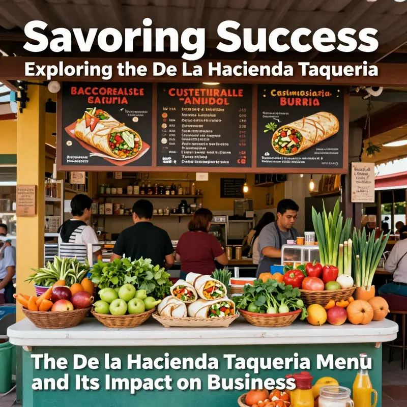 An engaging view of De La Hacienda Taqueria’s customizable menu options featuring fresh ingredients.