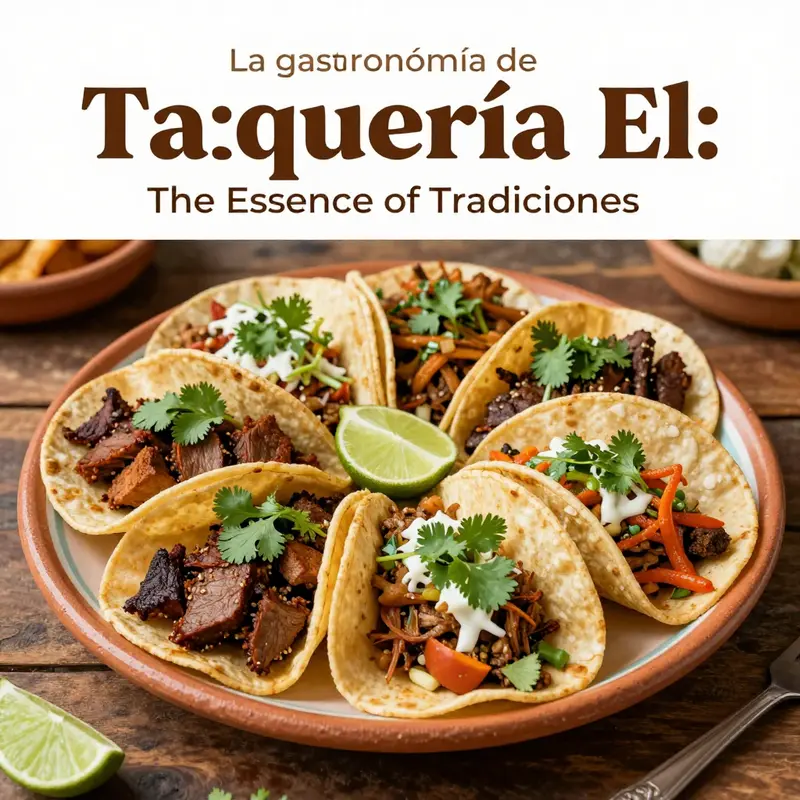 An exquisite display of tacos showcasing the diversity and richness of Taquería El’s menu.