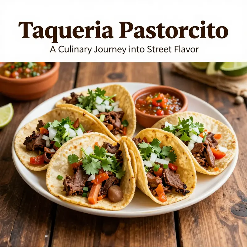 An exquisite display of Taqueria Pastorcito’s signature beef tongue tacos accompanied by a colorful array of salsas.