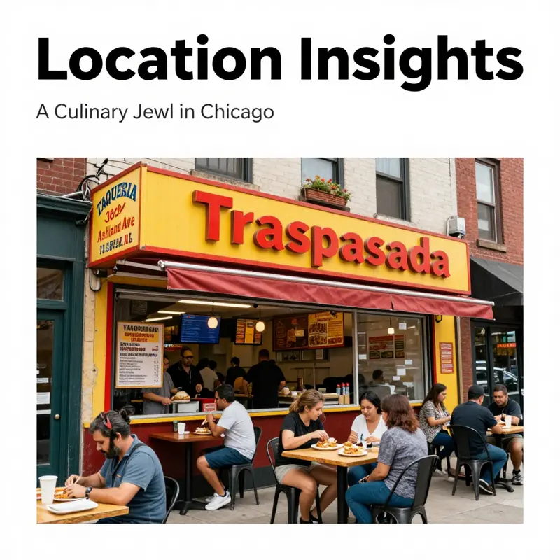 The bustling entrance of Taqueria Traspasada, inviting diners to experience authentic Mexican cuisine.