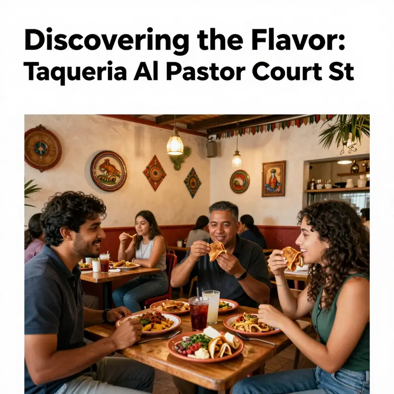 An appetizing array of tacos highlighting the rich flavors available at Taqueria Al Pastor.