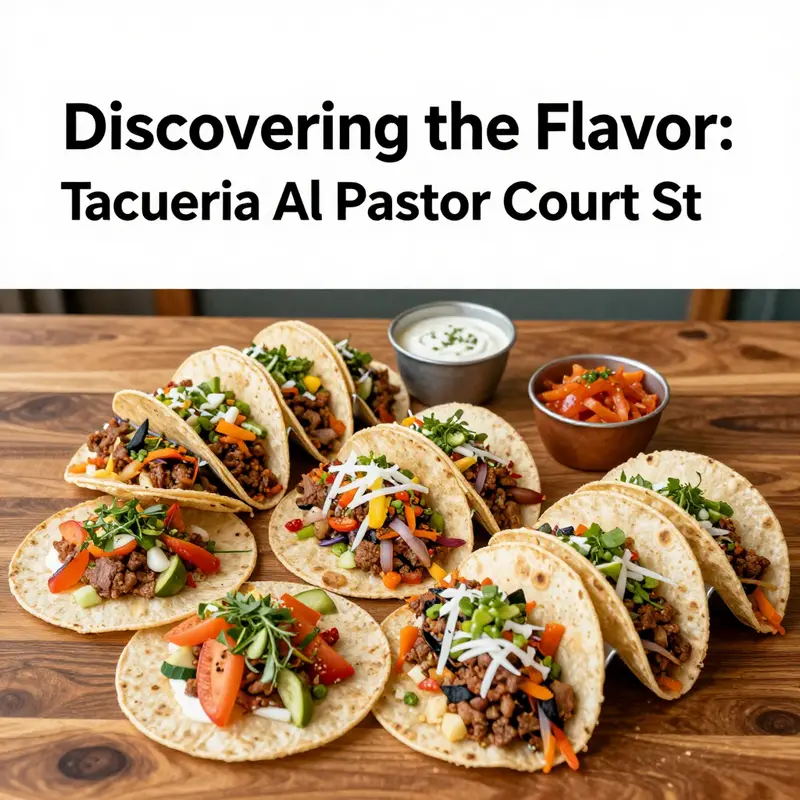 An appetizing array of tacos highlighting the rich flavors available at Taqueria Al Pastor.