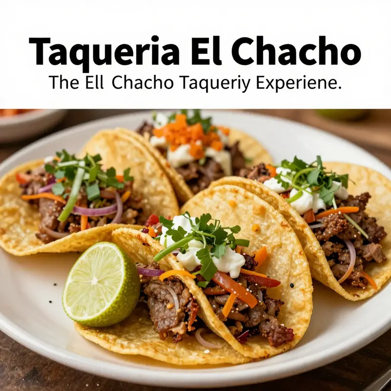 A delectable assortment of tacos illustrating the authentic flavors offered at Taqueria El Chacho.