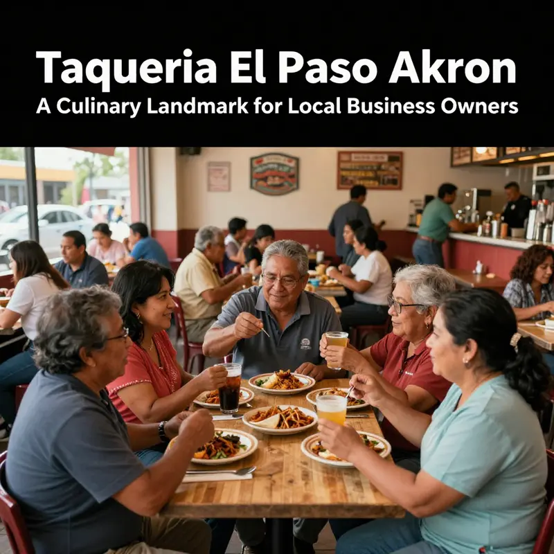 The inviting facade of Taqueria El Paso, highlighting its role as a community gathering spot.