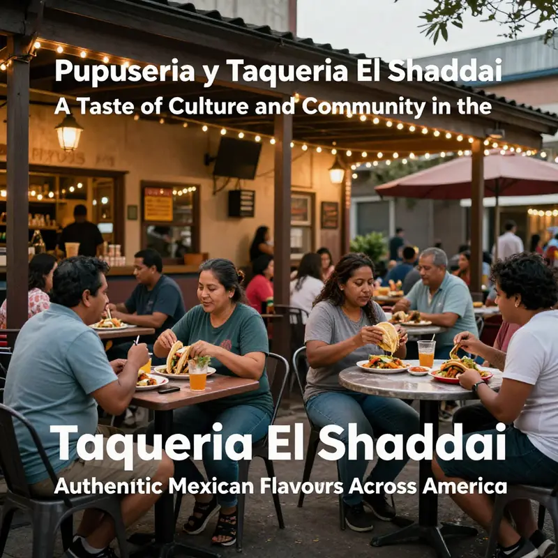 Interior view of Taqueria El Shaddai in Tukwila, highlighting its welcoming ambiance and vibrant decor.