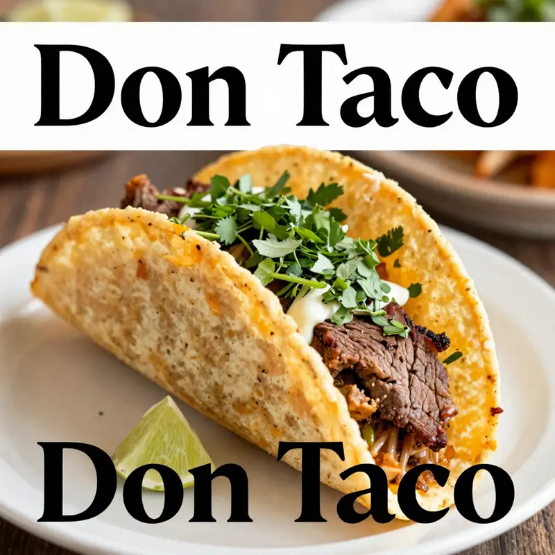 A selection of colorful and fresh tacos available at Don Taco Taqueria.