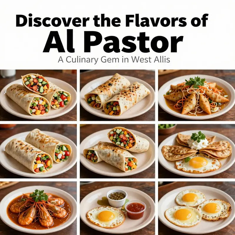 A vibrant presentation of tacos al pastor, reflecting the authentic flavors at Al Pastor in West Allis.