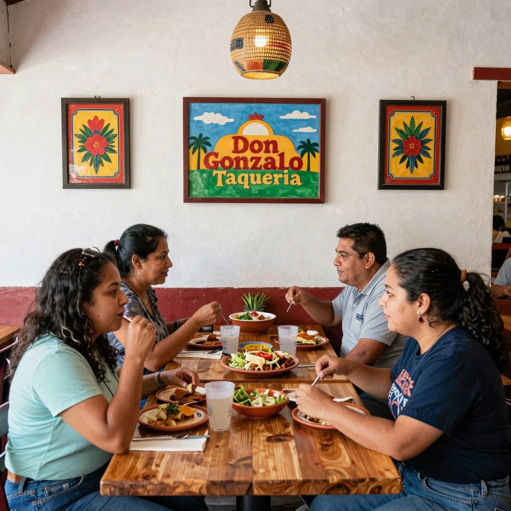 Dining experience at Don Gonzalo Taqueria
