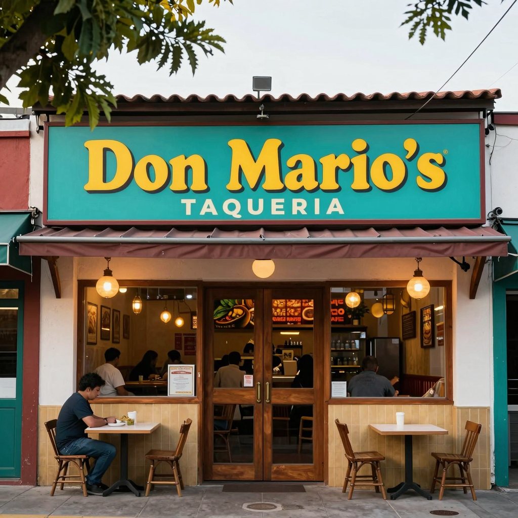 Exterior of Don Mario's Taqueria