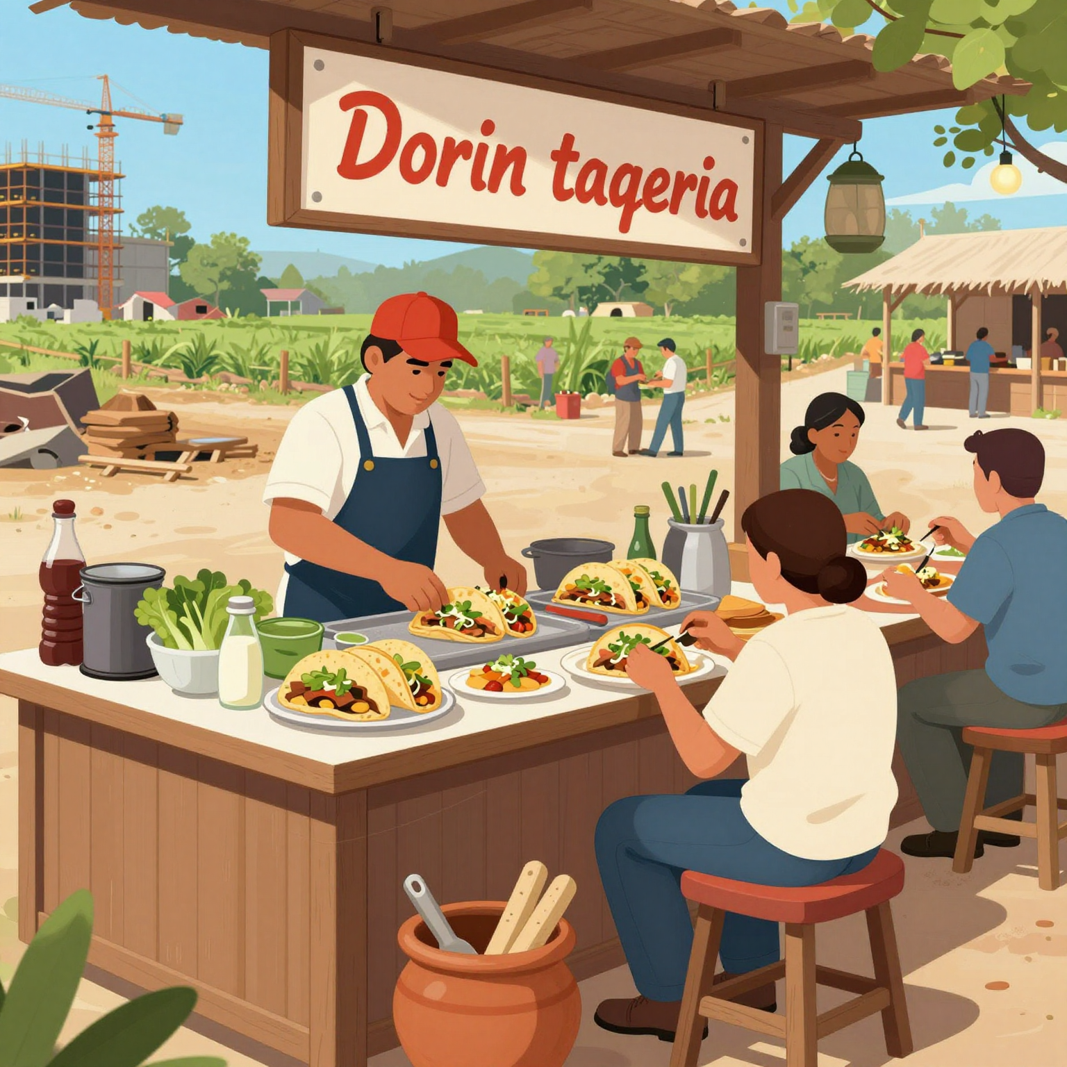 Don Tin Taqueria in Action