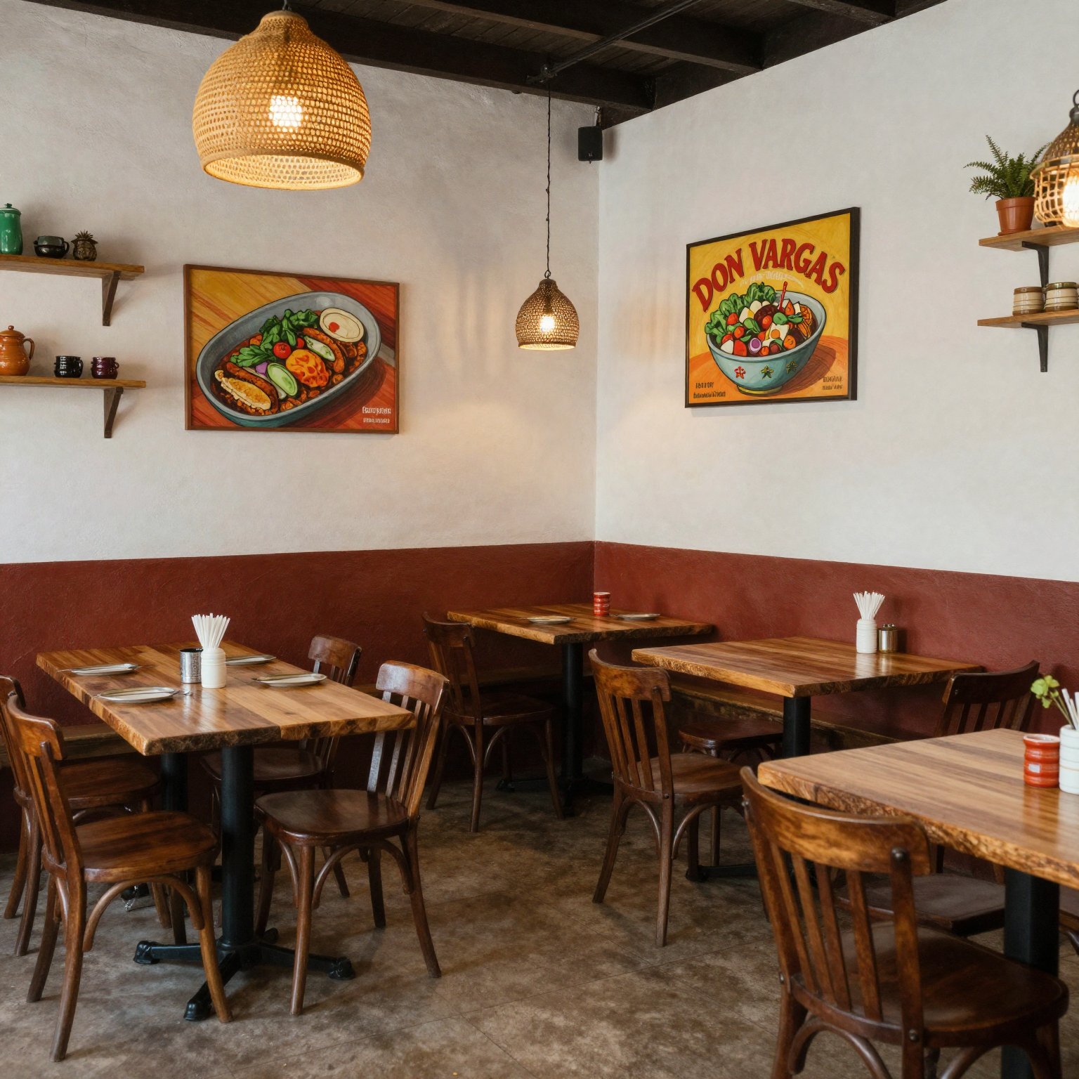 Interior of Don Vargas Taqueria