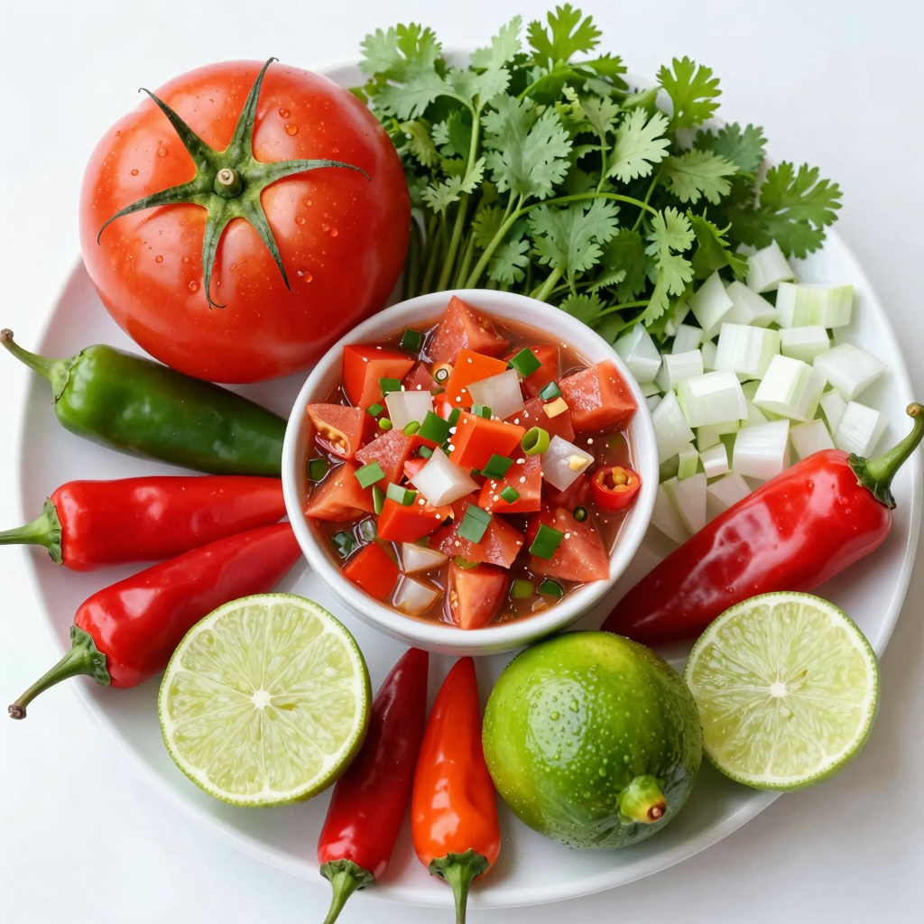 Vibrant Salsa Ingredients
