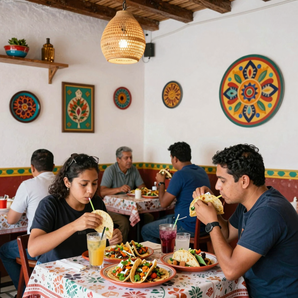 Inside View of De Anda Taqueria