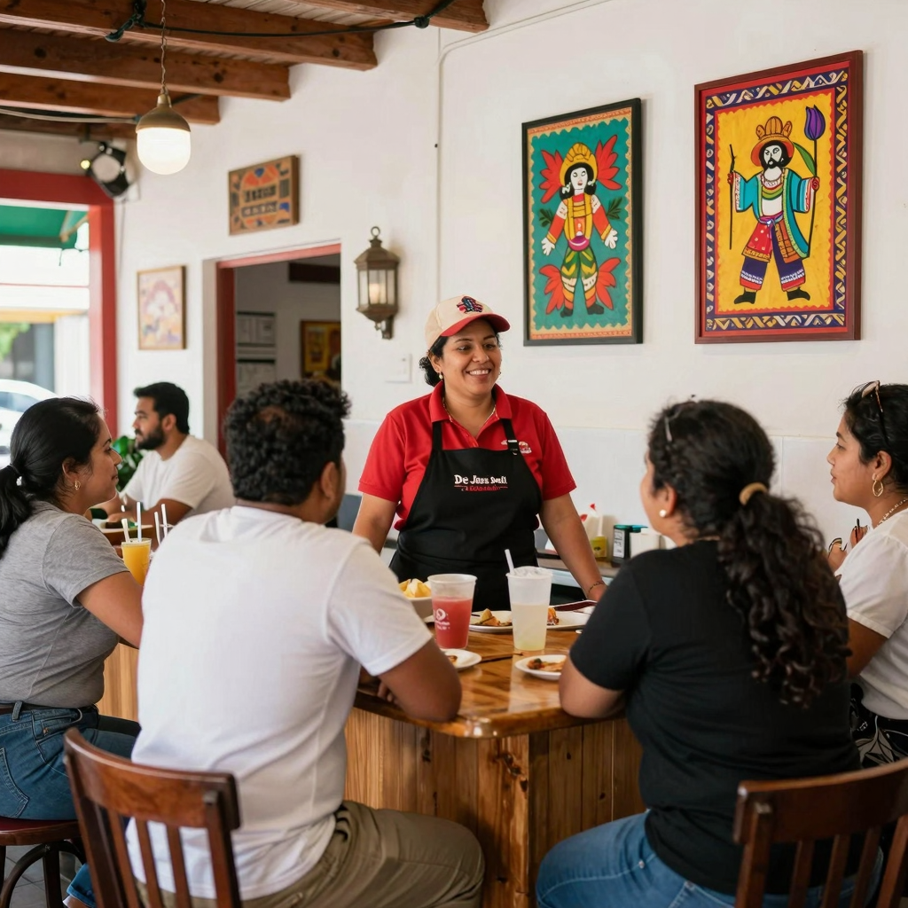 Lively Scene in De Jesus Deli