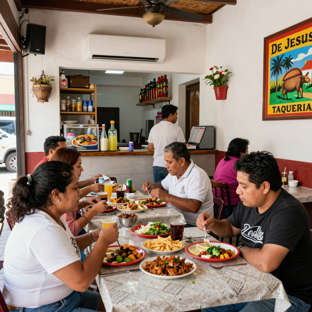 Interior of De Jesus Deli Taqueria