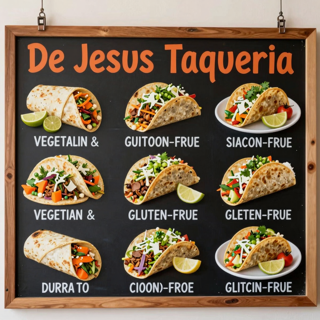 Assorted Tacos from De Jesus Taqueria
