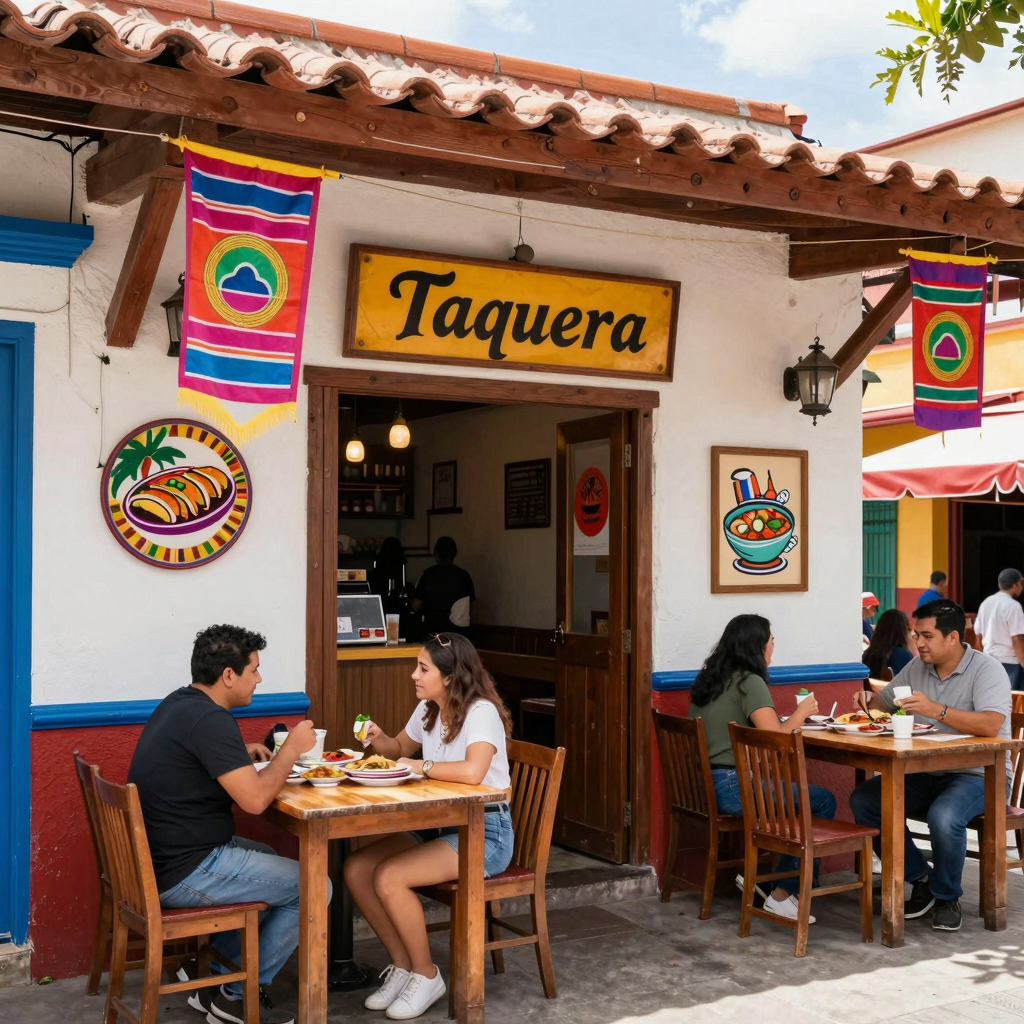 Exterior of De La Hacienda Taqueria