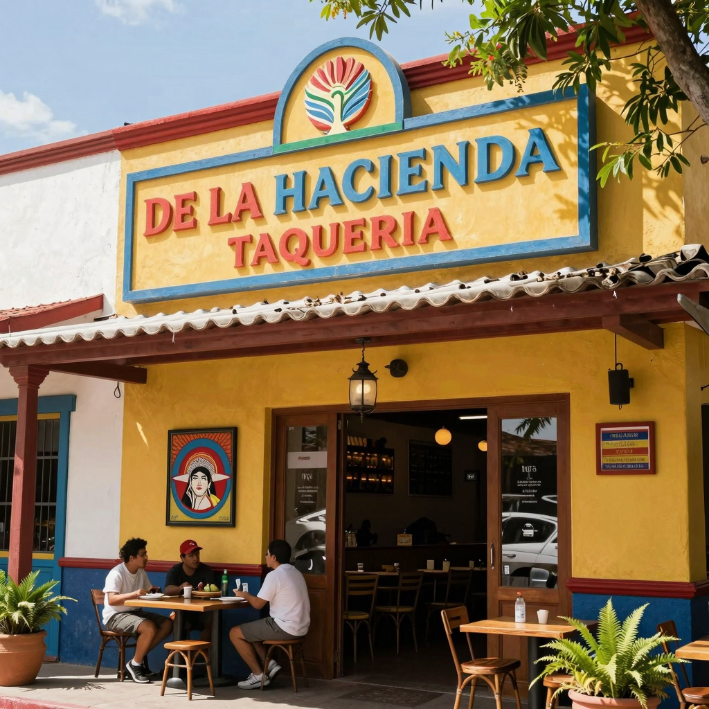De La Hacienda Taqueria Exterior