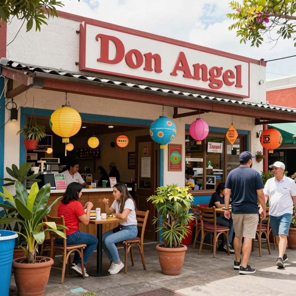 Exterior of Don Angel Taqueria