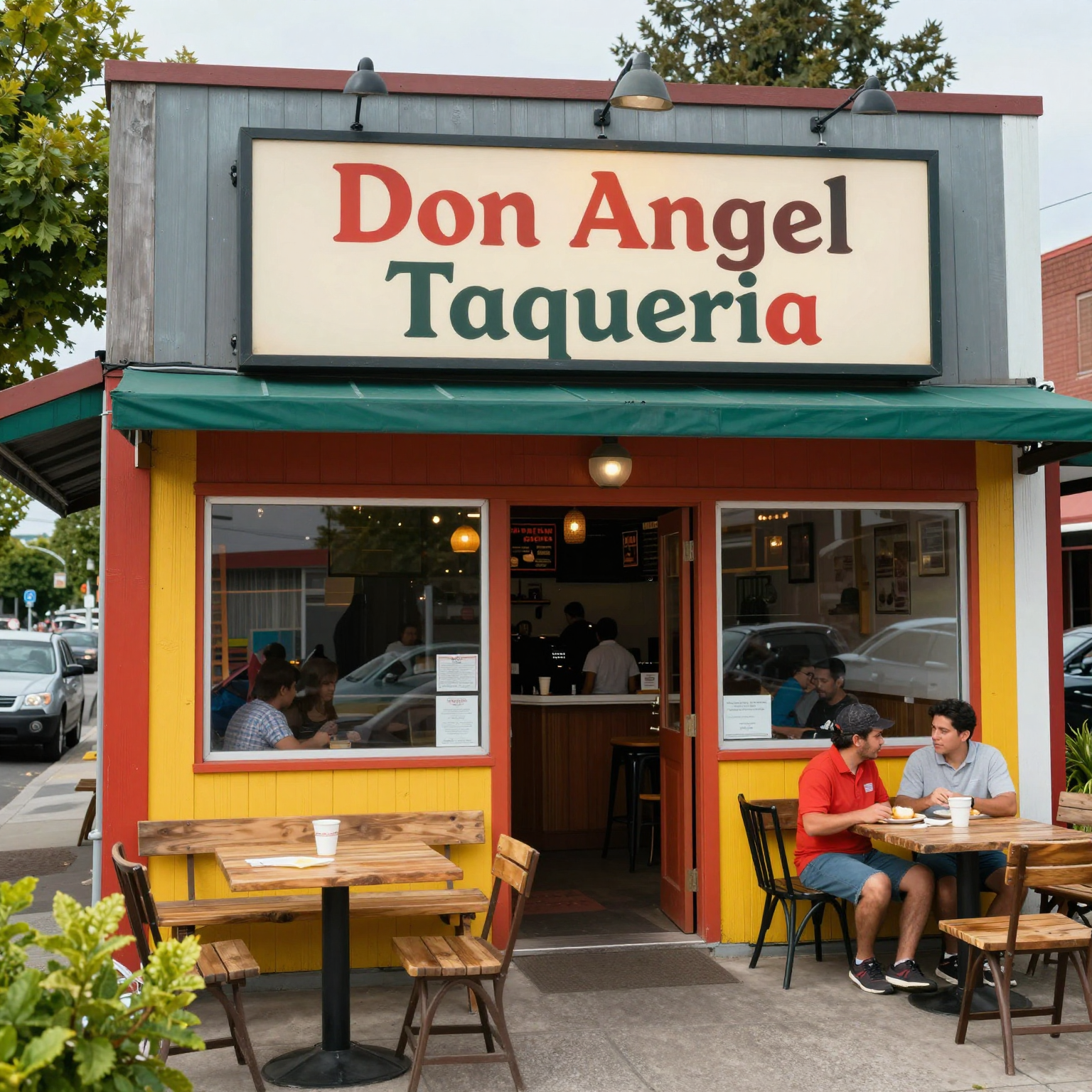 Exterior of Don Angel Taqueria