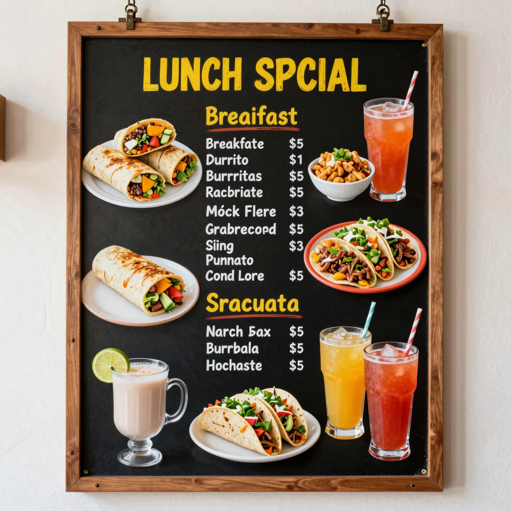 Menu Offerings