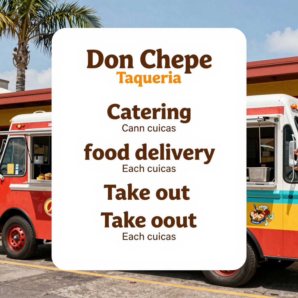 Don Chepe Taqueria Services