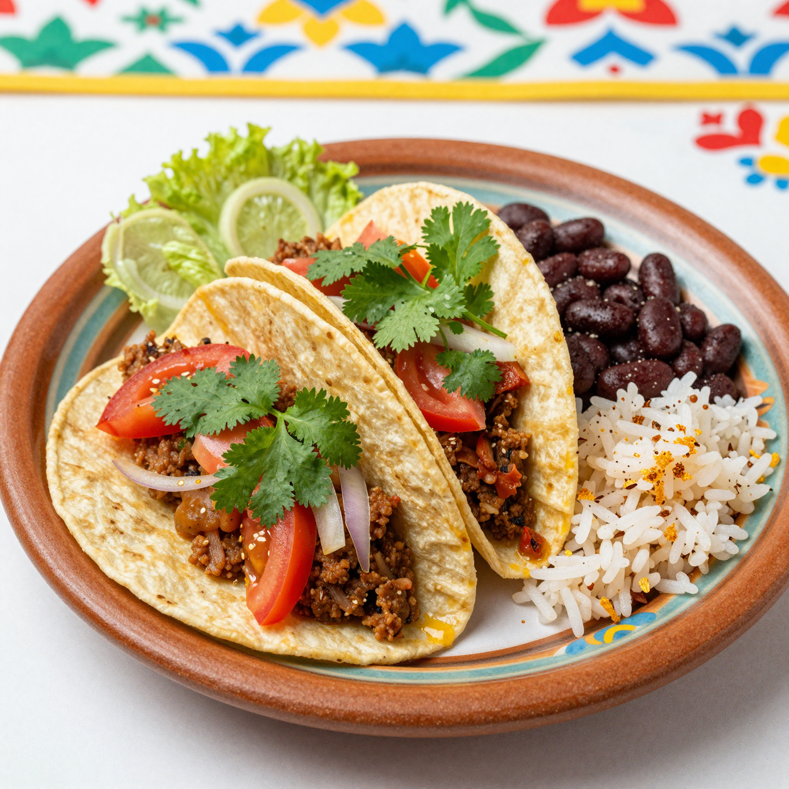 Colorful Latin Dish