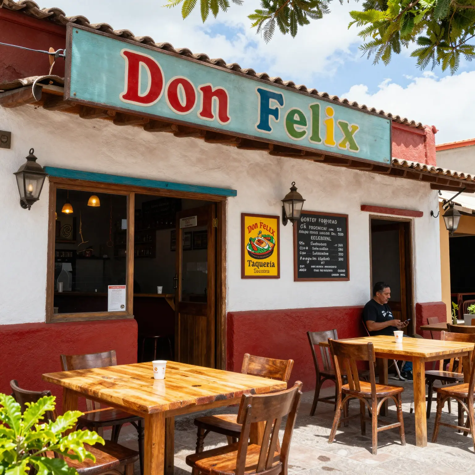 Exterior view of Don Felix Taqueria