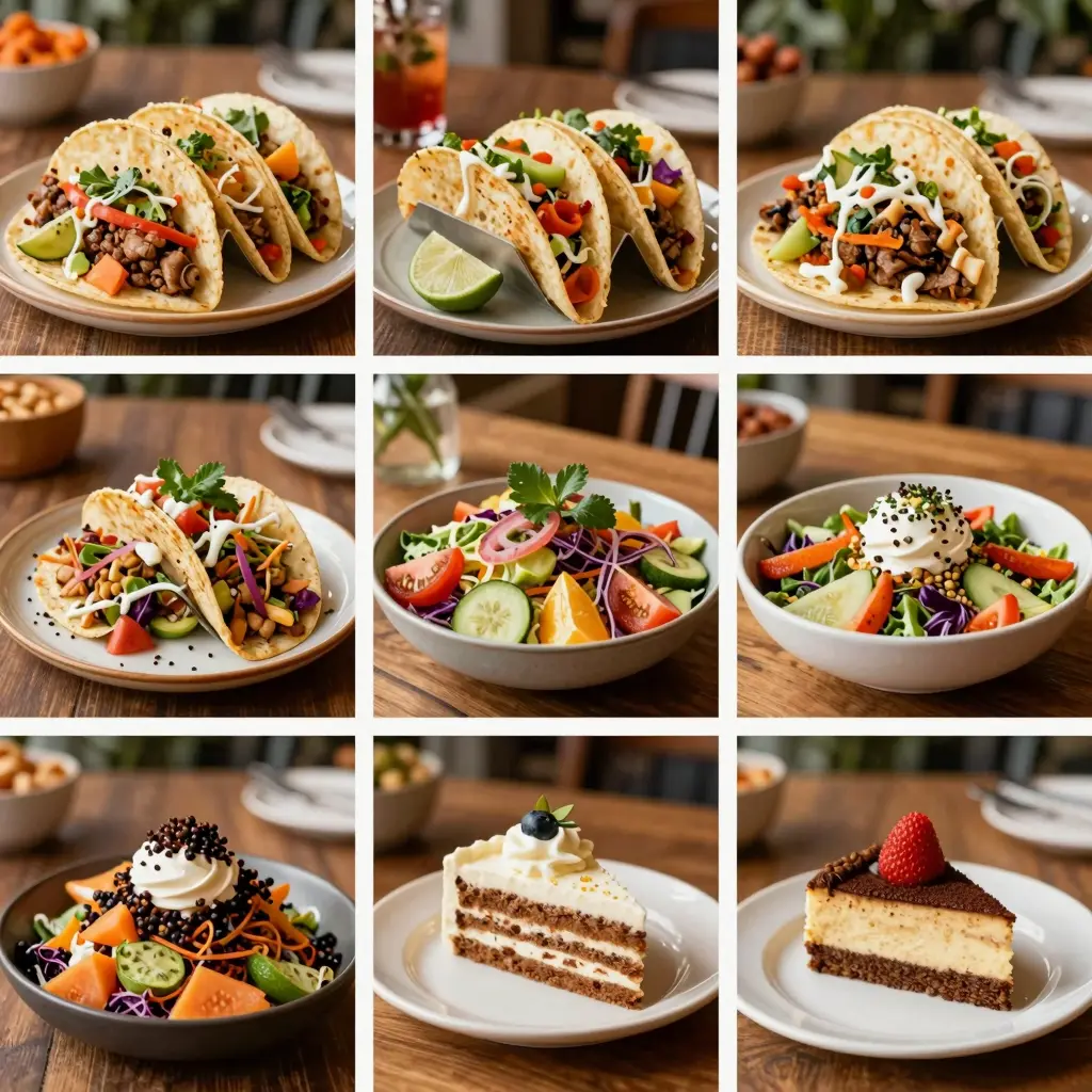 High-quality restaurant imagery showcasing vibrant food and inviting ambiance