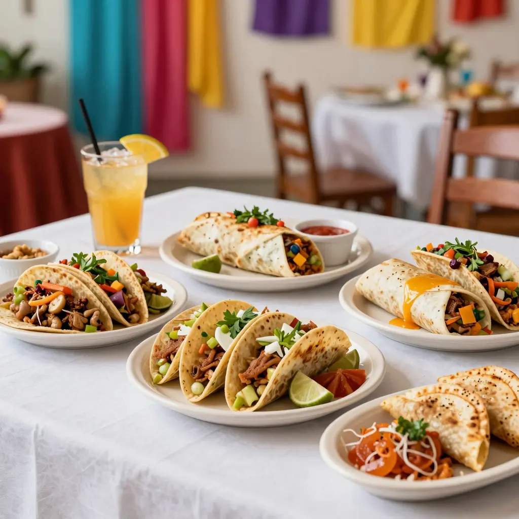 Catering Spread from Don Mario's Taqueria