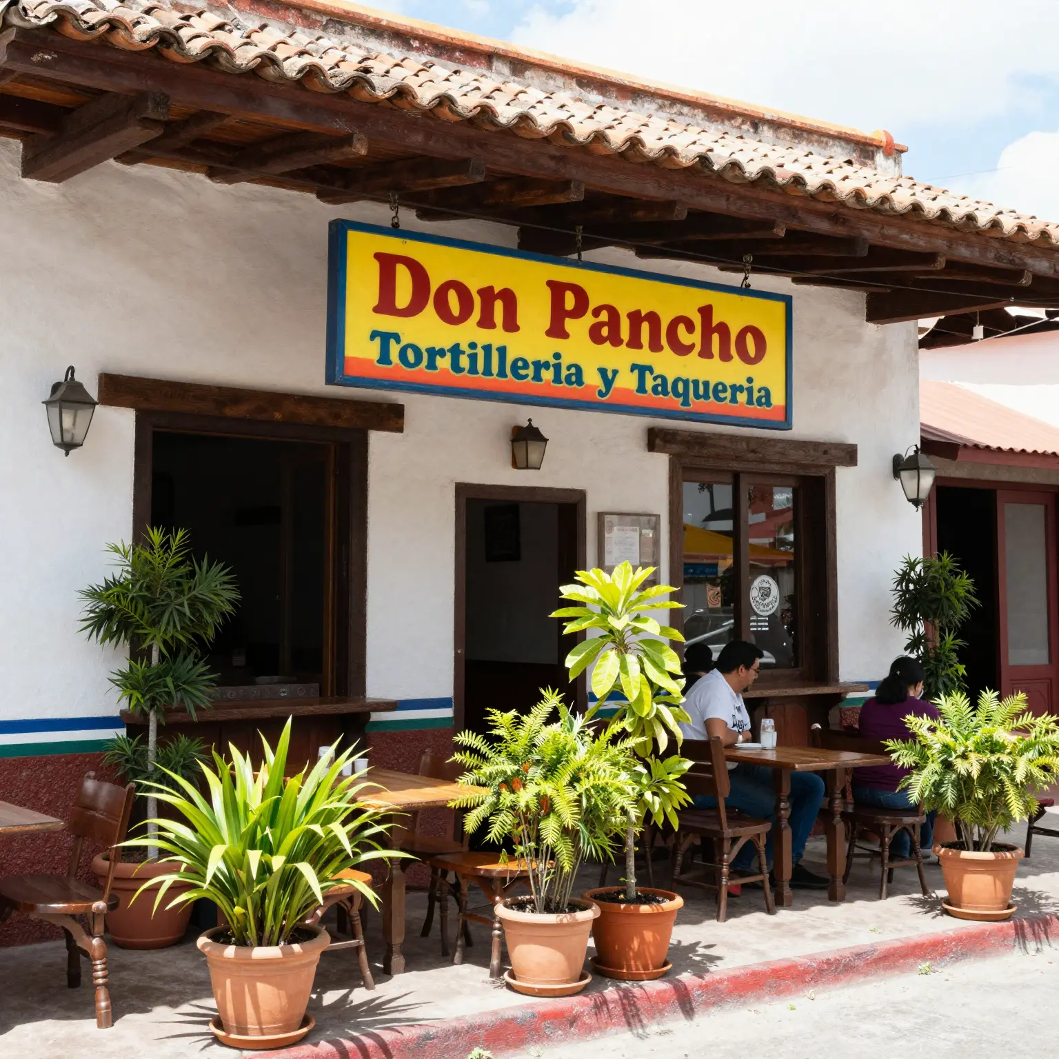 Exterior of Don Pancho Tortilleria y Taqueria