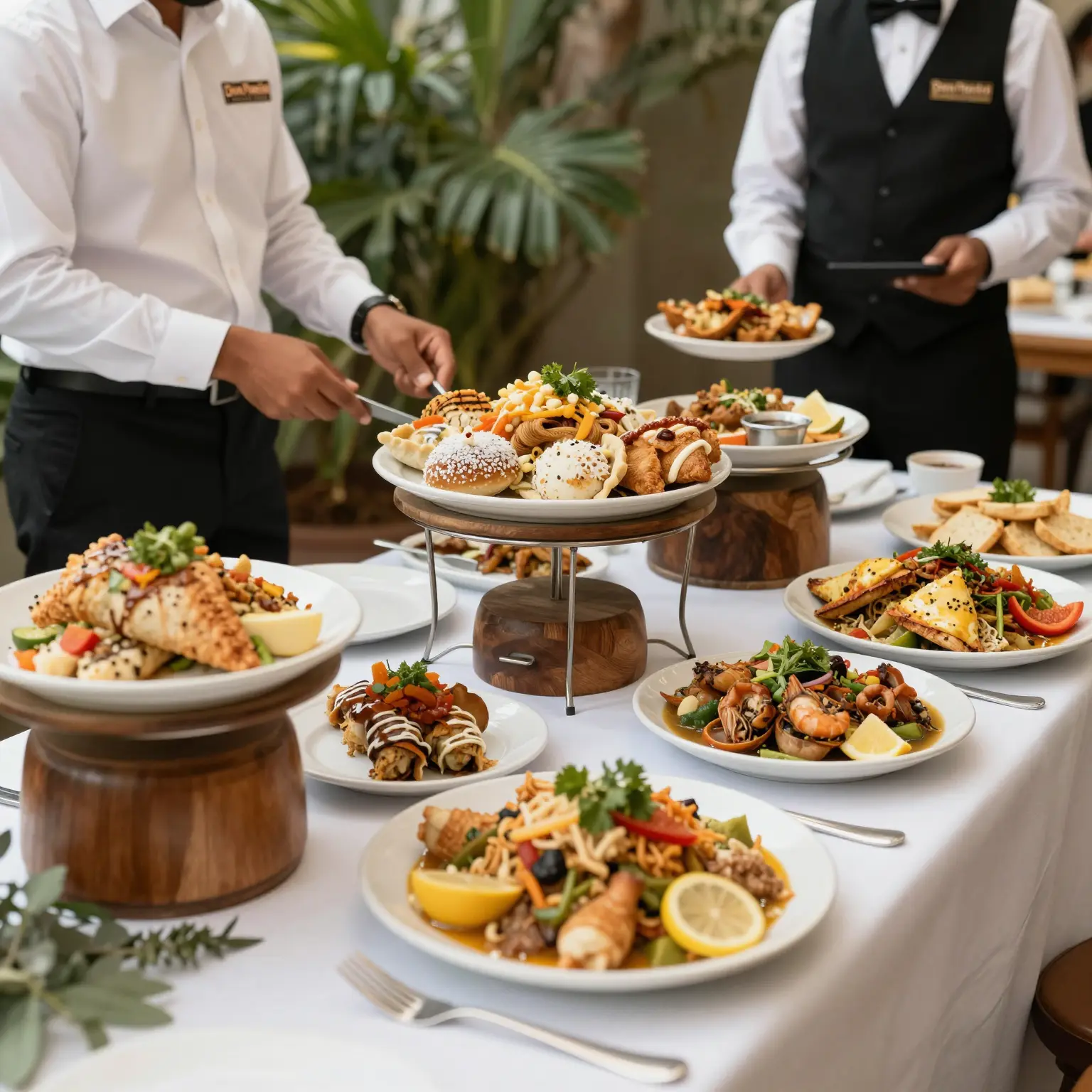 Catering Setup from Don Pancho Tortilleria y Taqueria