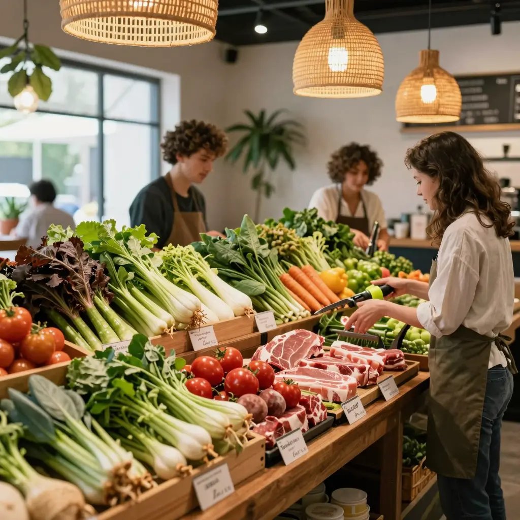 Sustainable Restaurant Setting